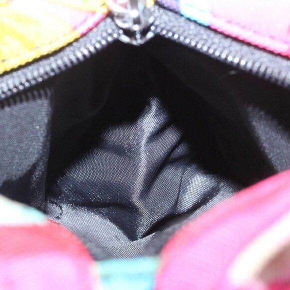 GUCCI Floral Pouch Nylon Pink Auth fm1065 - Picture 16 of 16